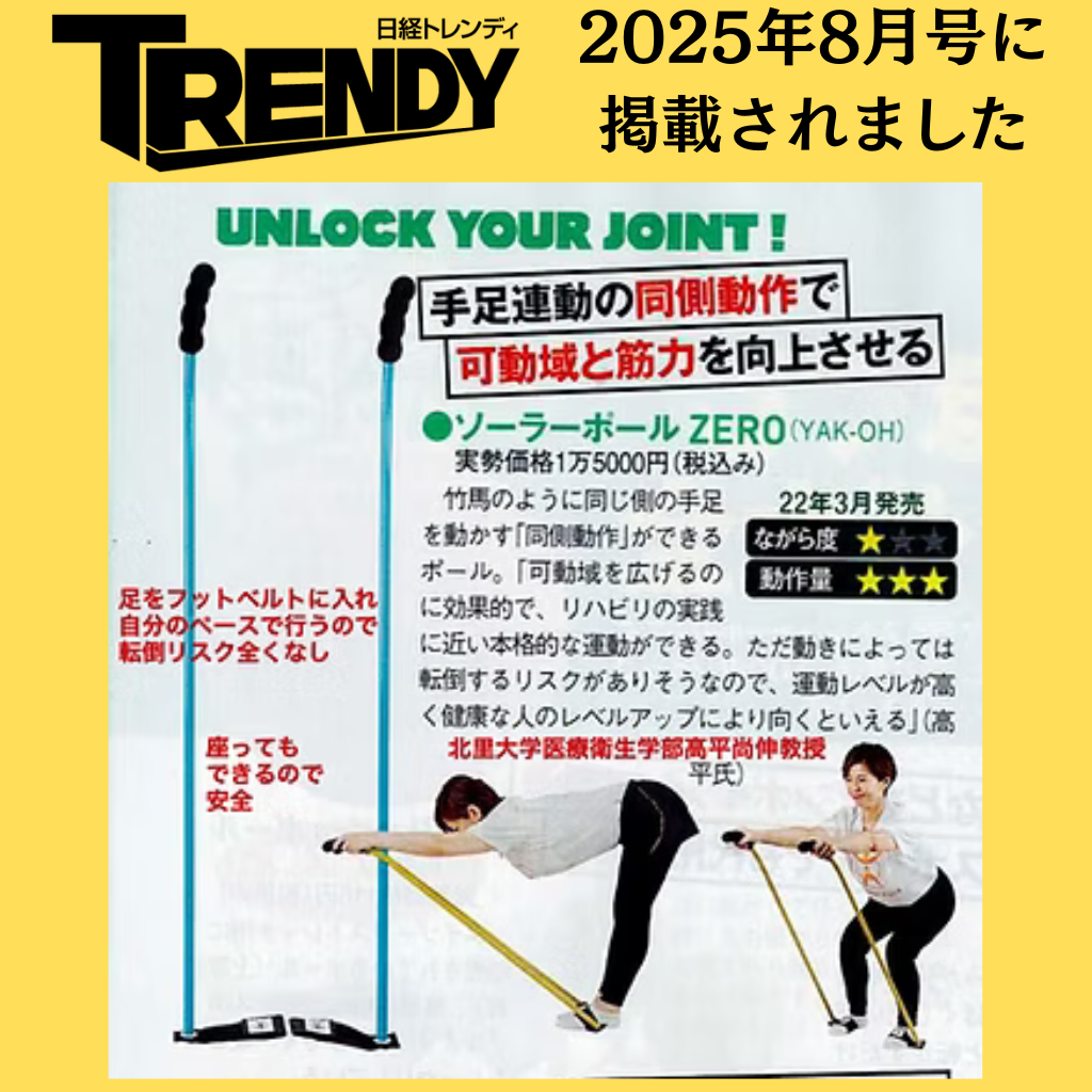 脳と身体を元気に ソーラーポールZERO | 健康体操器具
