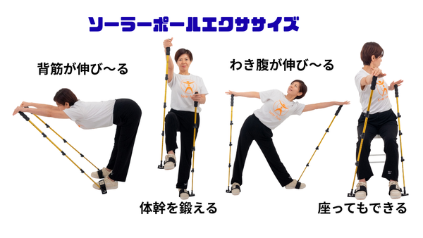 動きやすさを感じるきっかけに　ソーラーポール・Fit