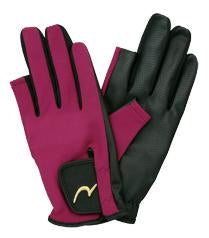 ナイロンスウェード製2本指切りグローブ（磁石付き）　G-13