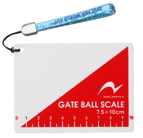 ゲートボール用スケール（カードタイプ）GBS-C