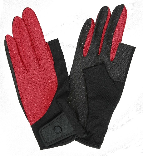 手袋・２本指切りメッシュグローブ　UV-23
