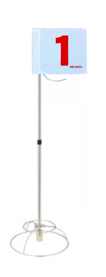 グラウンドゴルフ　ワンタッチスタートセット（２段ズームポール）G-SS32布旗